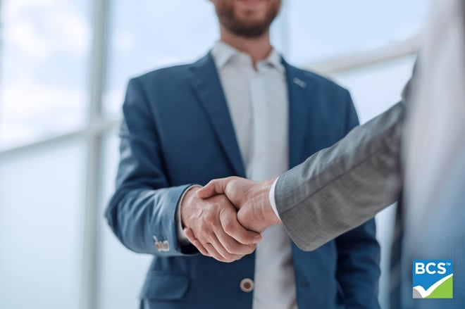 businessmen shaking hands